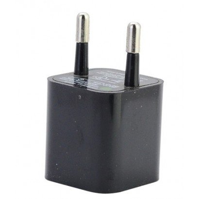 Įkroviklis buitinis USB juodas(1A)