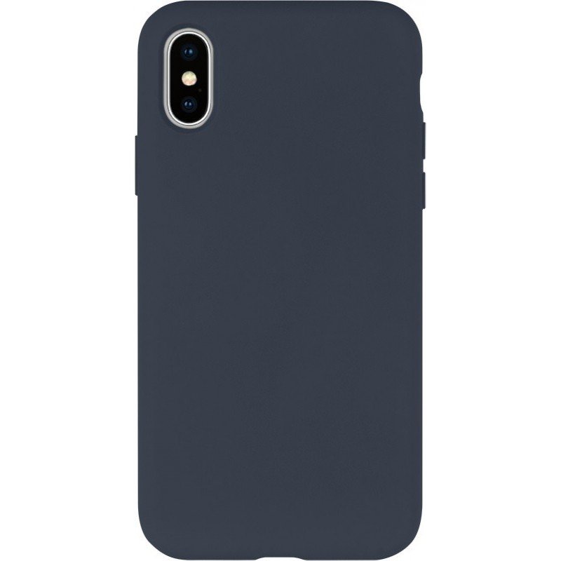 Dėklas Mercury Silicone Case Apple iPhone 14 Pro Max tamsiai mėlynas
