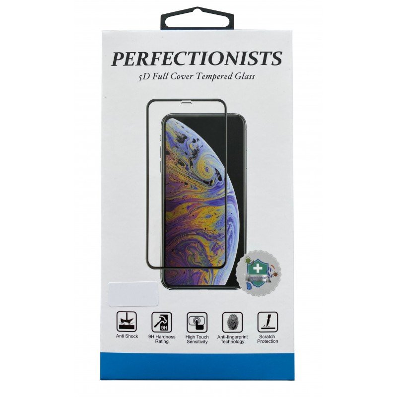 LCD apsauginis stikliukas 5D Perfectionists Samsung A505 A50/A507 A50s/A307 A30s/A305 A30 lenktas