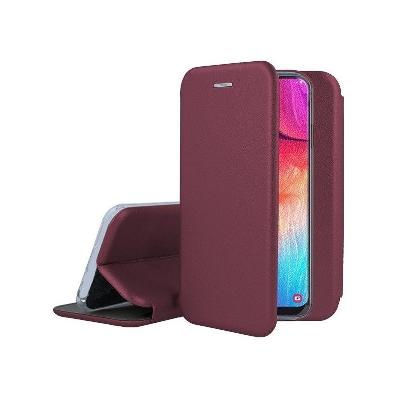 Dėklas Book Elegance Samsung A202 A20e bordo