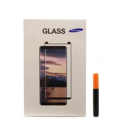 LCD apsauginis stikliukas M1 5D UV Glue Samsung G980 S20 lenktas skaidrus