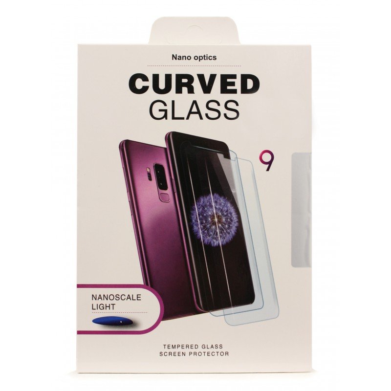 LCD apsauginis stikliukas Nano Optics 5D UV Glue Samsung G980 S20 lenktas skaidrus
