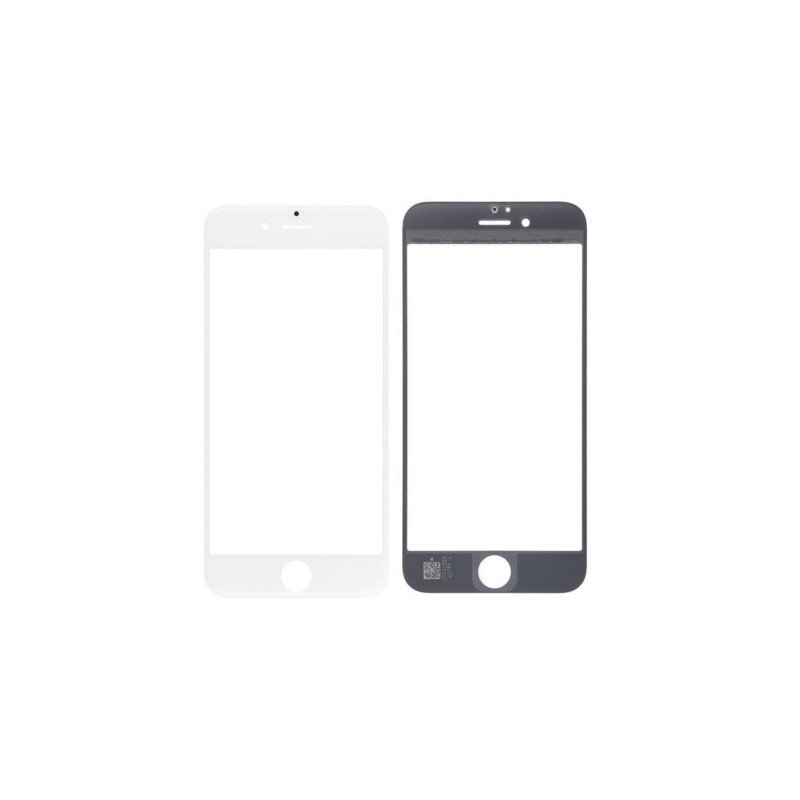 LCD stikliukas Apple iPhone 6S su rėmeliu ir OCA baltas V2 ORG