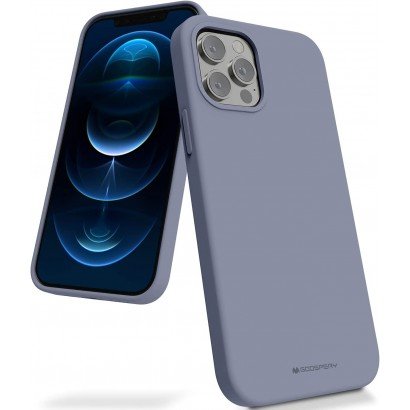 Dėklas Mercury Silicone Case Apple iPhone 11 levandos pilka