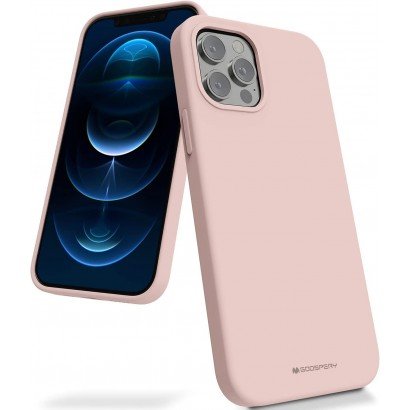Dėklas Mercury Silicone Case Apple iPhone 11 rožinio smėlio