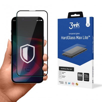 LCD apsauginis stikliukas 3MK Hard Glass Max Lite Samsung A226 A22 5G juodas
