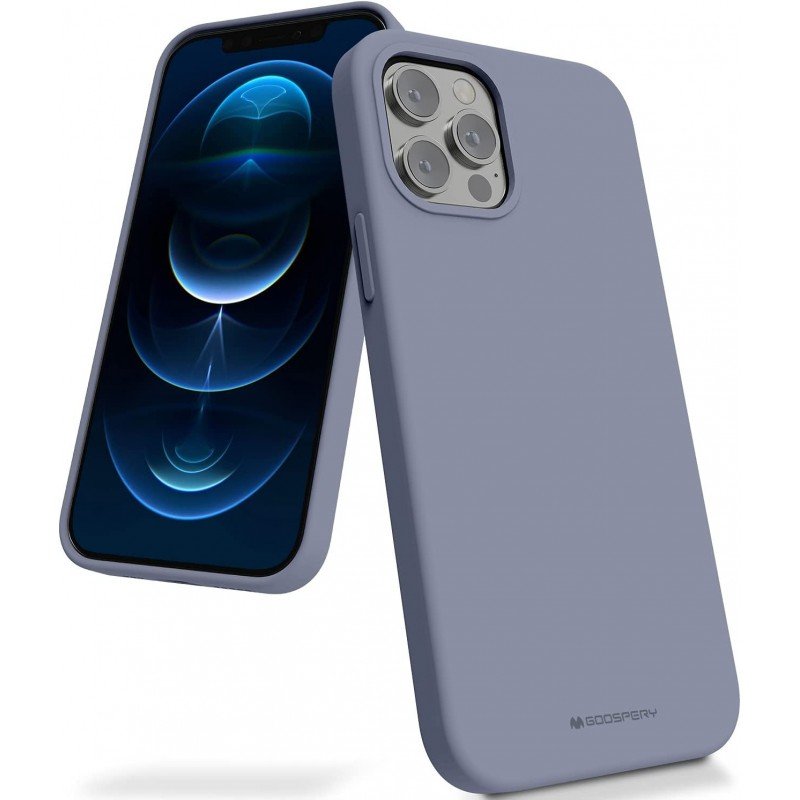 Dėklas Mercury Silicone Case Samsung S916 S23 Plus 5G levandos pilka