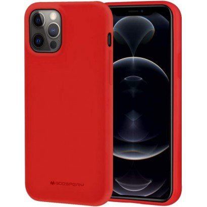 Dėklas Mercury Soft Jelly Case Apple iPhone 14 Plus raudonas