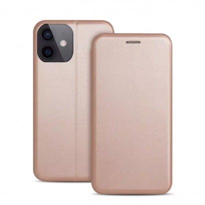 Dėklas Book Elegance Samsung A536 A53 5G rožinis-auksinis