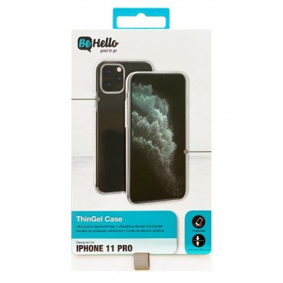 Dėklas BeHello ThinGel Apple iPhone 12 Pro Max skaidrus