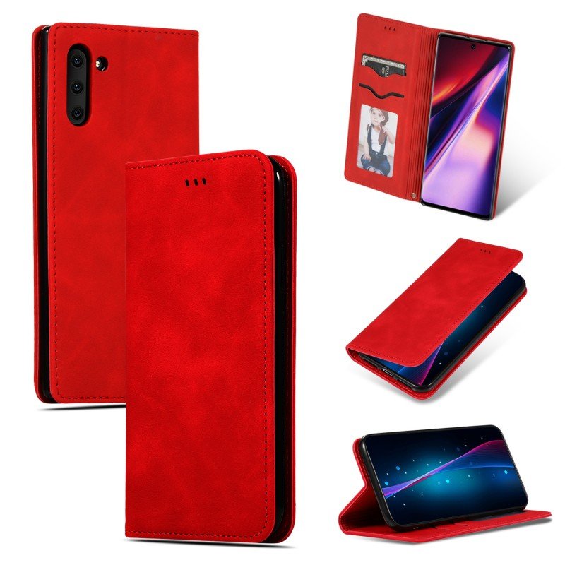 Dėklas Business Style Samsung A125 A12 raudonas