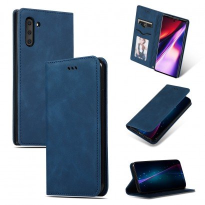Dėklas Business Style Xiaomi Redmi Note 12 tamsiai mėlynas