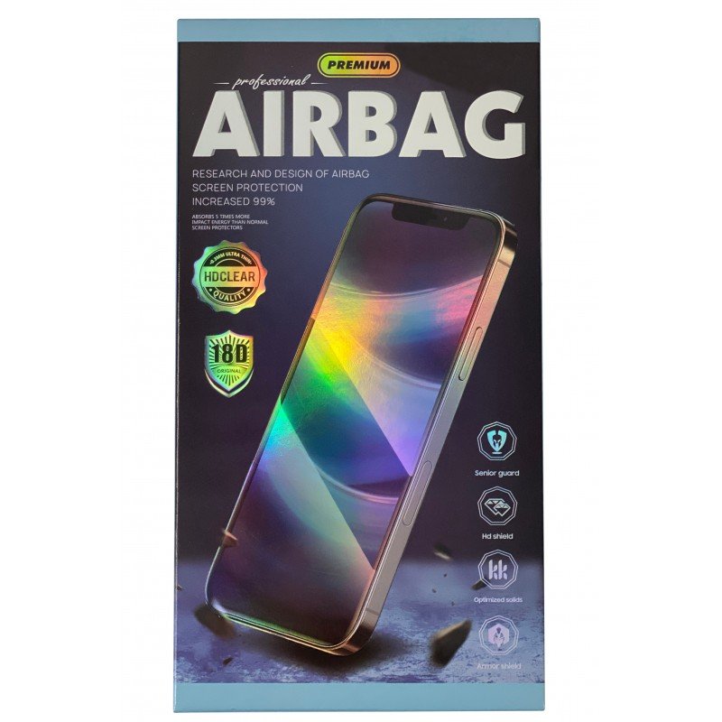 LCD apsauginis stikliukas 18D Airbag Shockproof Xiaomi Redmi Note 10 5G/Poco M3 Pro 5G juodas