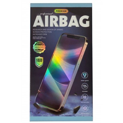 LCD apsauginis stikliukas 18D Airbag Shockproof Xiaomi Redmi Note 11 Pro/Note 11 Pro Plus juodas