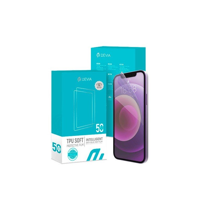 Plėvelių rinkinys karpymo mechanizmui Devia Intelligent TPU Soft 50vnt.