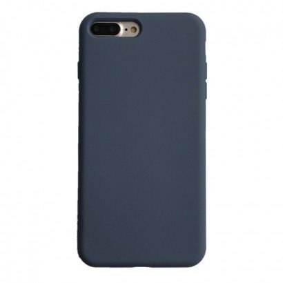 Dėklas Liquid Silicone 1.5mm Apple iPhone 7/8/SE 2020/SE 2022 tamsiai mėlynas