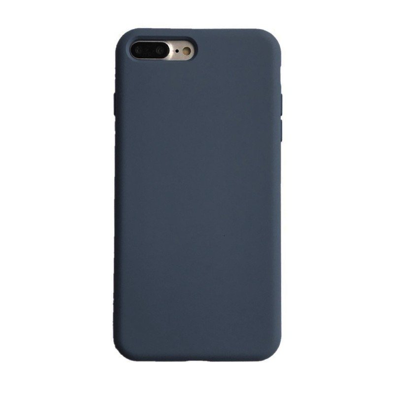 Dėklas Liquid Silicone 1.5mm Apple iPhone 7/8/SE 2020/SE 2022 tamsiai mėlynas