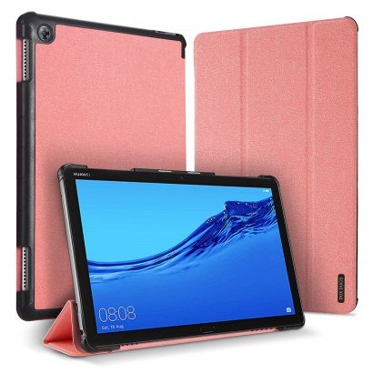 Dėklas Dux Ducis Domo Samsung T500/T505 Tab A7 10.4 2020/T503 Tab A7 10.4 2022 rožinis