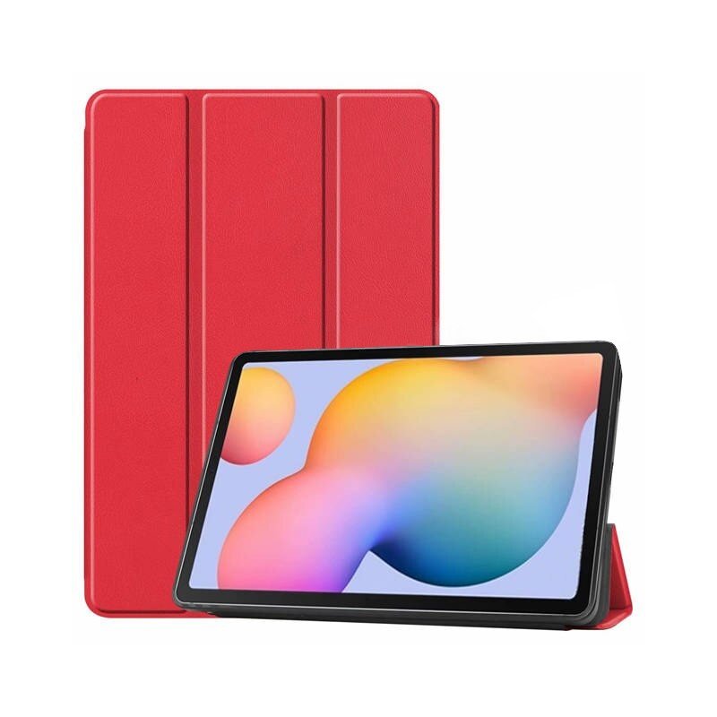 Dėklas Smart Leather Lenovo IdeaTab M10 X306X 4G 10.1 raudonas