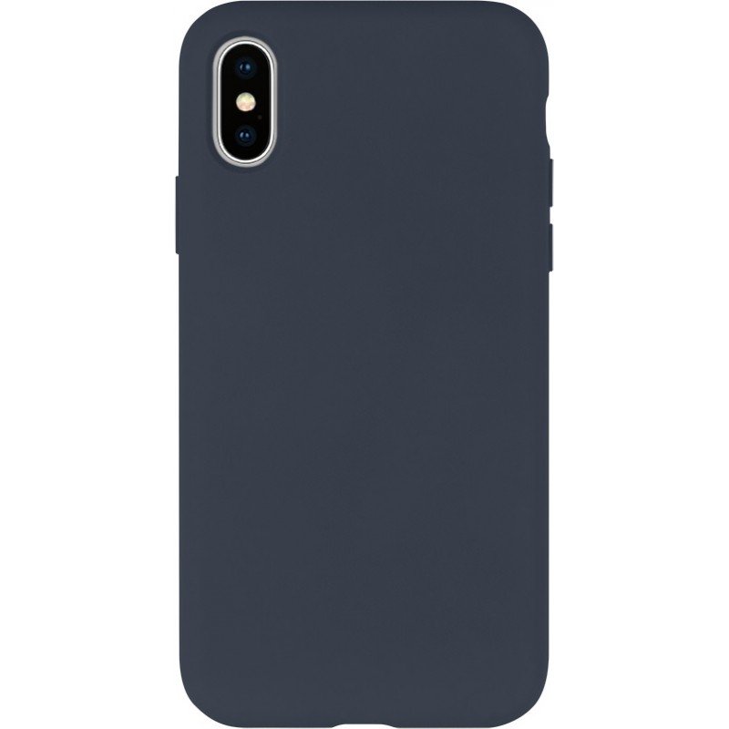 Dėklas Mercury Silicone Case Apple iPhone 12 Pro Max tamsiai mėlynas