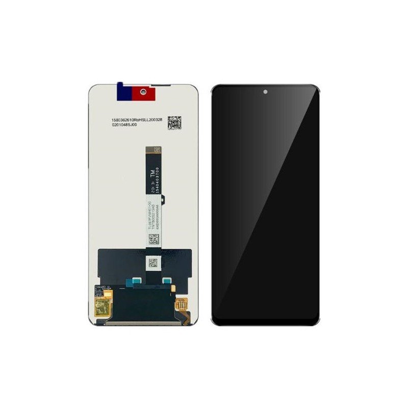 Ekranas Xiaomi Poco X3/Poco X3 NFC/Poco X3 Pro/Mi 10T Lite su lietimui jautriu stikliuku juodas ORG