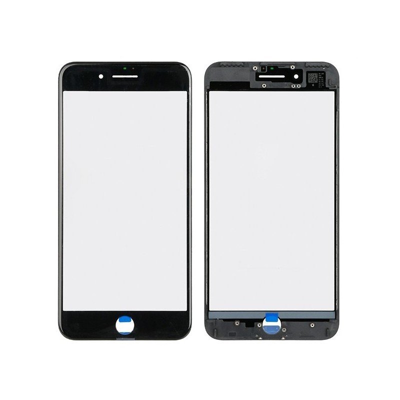 LCD stikliukas Apple iPhone 5S/SE su rėmeliu juodas ORG