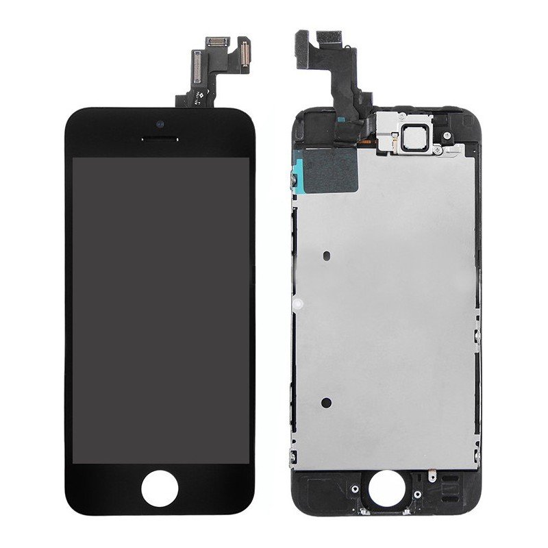Ekranas Apple iPhone 5S/SE su lietimui jautriu stikliuku juodas Tianma