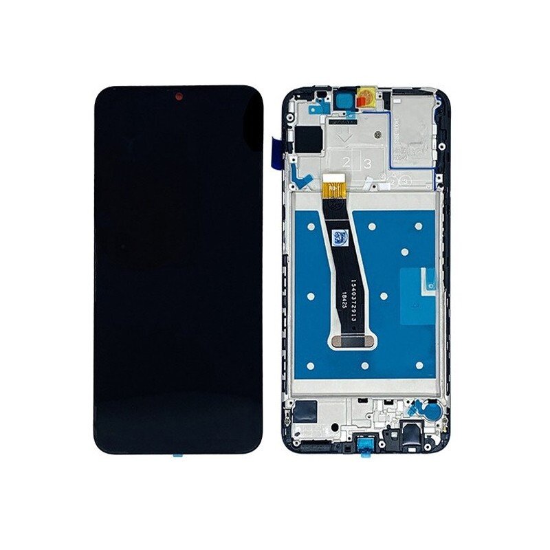 Ekranas Huawei P Smart 2019 su lietimui jautriu stikliuku ir rėmeliu juodas ORG